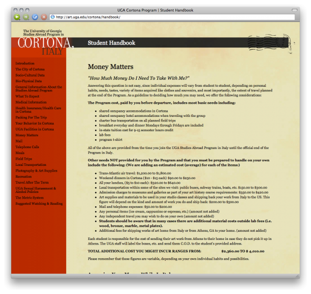 Cortona Website