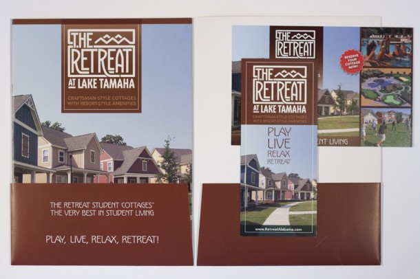 Retreat Brochure, folder, trifold and other material